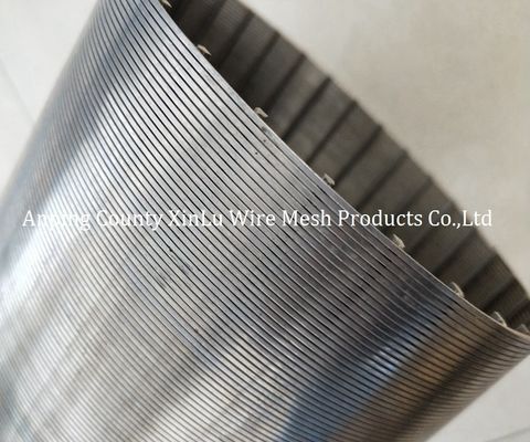 Energiesparender Keil-Draht wickelte der Schirm-4m Schlitz Längen-Filter-der Bewertungs-80% 1.0mm ein