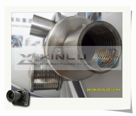 Frau der Keil-Draht-Schirm-Wasserbehandlungs-Filter-Düsen-148mm SS316L BSPT verlegte