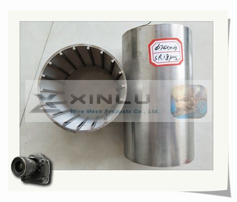 Profil-Draht-Schirm AISI 316 Q25 Q35 kein Winkel keine Grate verdrahten eingewickelten Schirm