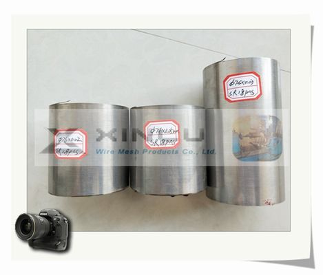 Draht-Filterrohr der Präzisions-V 25 - 300mm nicht magnetischer Edelstahl geschweißtes Rohr