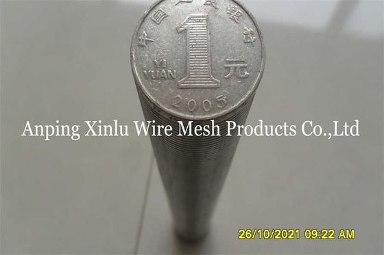 DN25mm schweißte Keil-Draht-Kerzenfilter für Ion Exchange Header Lateral
