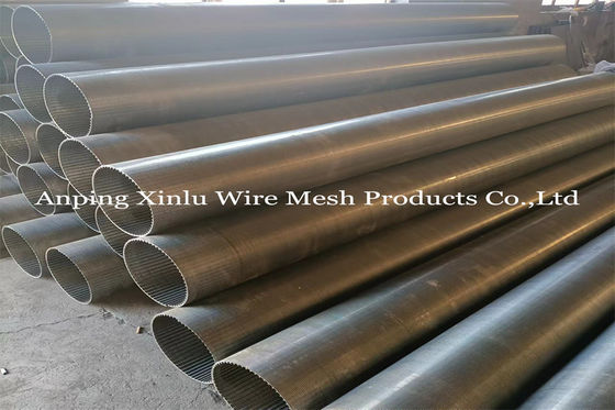Nicht Verstopfungsjohnson wrapped wire welded screen leitet ununterbrochenen v-förmigen Schlitz