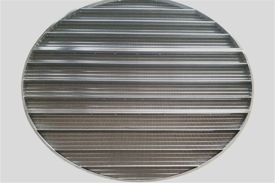 Gemeinsame Art Keil-Draht-Stützgitter des Durchmesser-1250mm X des Schlitz-0.5mm für Ion Exchangers