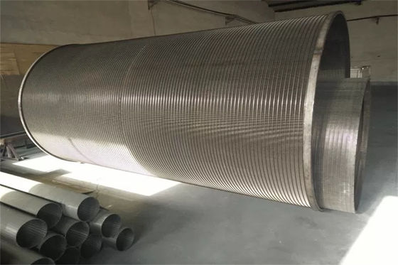 Rückseite backen Erröten-Trommelsieb-Trommel-Keil-Draht zylinderförmiges OD450 x 500mm