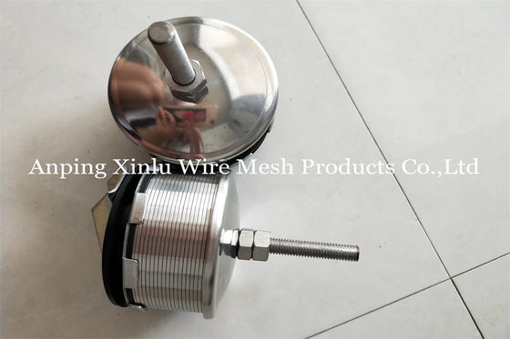 Double Flow Johnson Wedge Wire Hastelloy C Filter Düse 300PSI mit Schraube M10