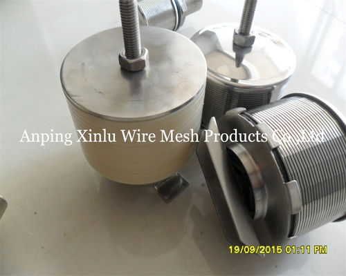 Double Flow Johnson Wedge Wire Hastelloy C Filter Düse 300PSI mit Schraube M10