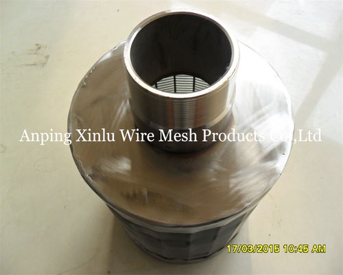5 Ton Wedge Wire Construction Water der Filter versieht den 108 Schirm-Durchmesser mit einer Düse