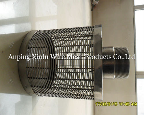 5 Ton Wedge Wire Construction Water der Filter versieht den 108 Schirm-Durchmesser mit einer Düse