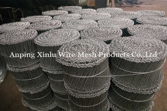 2500 Stück Bündel aus schwarzem gegießtem Krawattendraht Gebäude PVC beschichtet 18GA 5000 Stück 550mpa Kupfer Schleife Krawatte