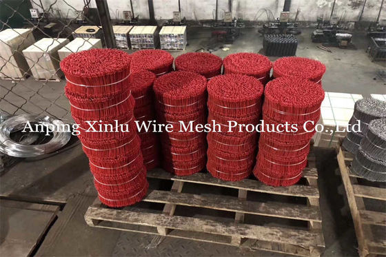 Flexible PVC-beschichtete Stahldrahtband für Rostverhütung 350mpa BWG 12 Q195 Rebar Kupfer Doppelschleife Draht