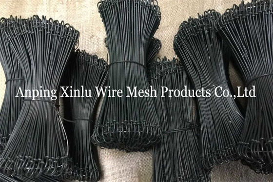 Flexible PVC-beschichtete Stahldrahtband für Rostverhütung 350mpa BWG 12 Q195 Rebar Kupfer Doppelschleife Draht