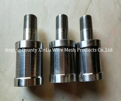 Drehmaschinenteile Edelstahl Johnson-Schirmdüse Wasserfilterdüsen mit 1,8x2,5mm Stützdraht