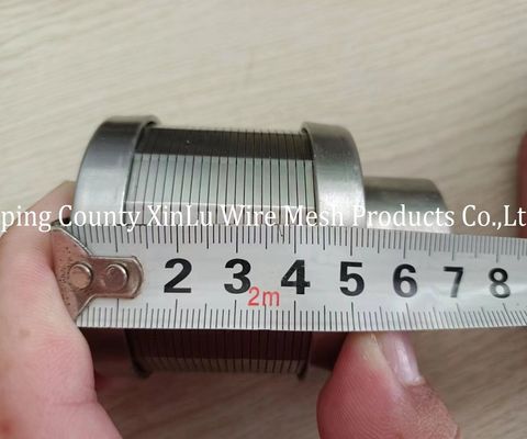 Drehmaschinenteile Edelstahl Johnson-Schirmdüse Wasserfilterdüsen mit 1,8x2,5mm Stützdraht