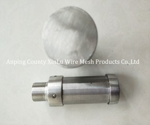Drehmaschinenteile Edelstahl Johnson-Schirmdüse Wasserfilterdüsen mit 1,8x2,5mm Stützdraht