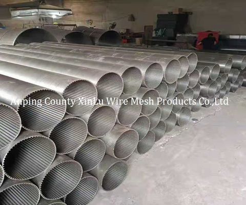 Gewickeltes Draht 2,2x3,5mm Edelstahl Johnson Well Strainer Tube für Brunnenfiltration