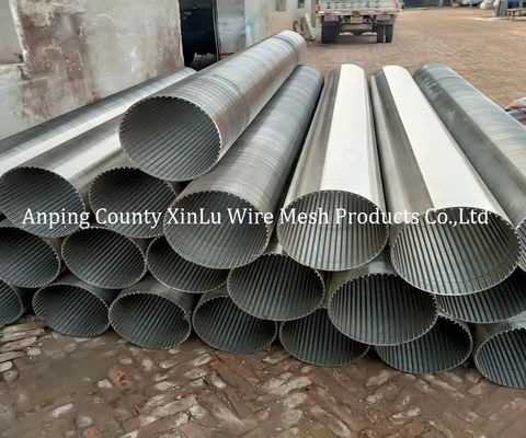 Gewickeltes Draht 2,2x3,5mm Edelstahl Johnson Well Strainer Tube für Brunnenfiltration