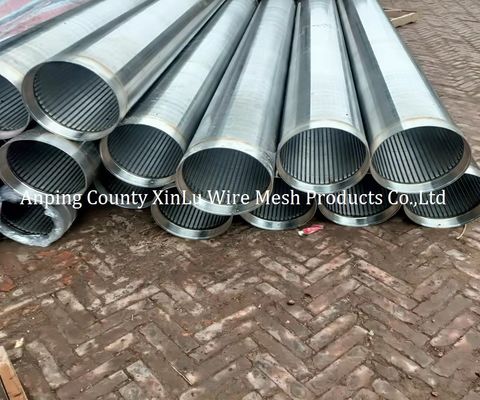 Gewickeltes Draht 2,2x3,5mm Edelstahl Johnson Well Strainer Tube für Brunnenfiltration