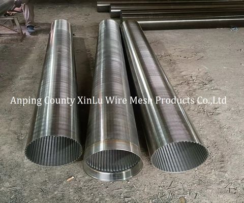 NPT-Fitting Wasserbrunnenschirmrohr mit 200 PSI Druck und 0,05 mm bis 10 mm Schlitzgröße