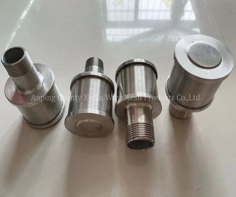 Einfache Installation Hastelloy C Draht umwickelte Bildschirm Düse für Duplex Edelstahl 2205 Johnson Filter Düse