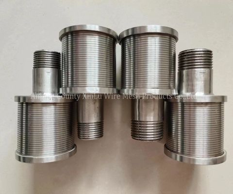 Einfache Installation Hastelloy C Draht umwickelte Bildschirm Düse für Duplex Edelstahl 2205 Johnson Filter Düse