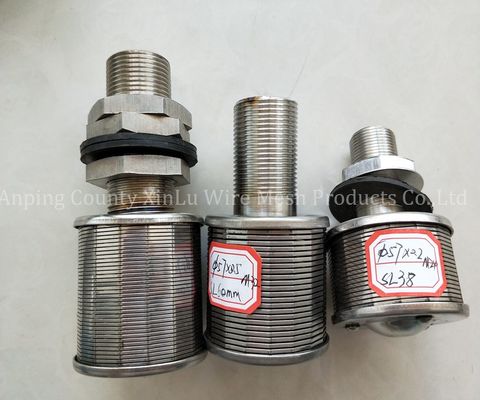 Einfache Installation Hastelloy C Draht umwickelte Bildschirm Düse für Duplex Edelstahl 2205 Johnson Filter Düse