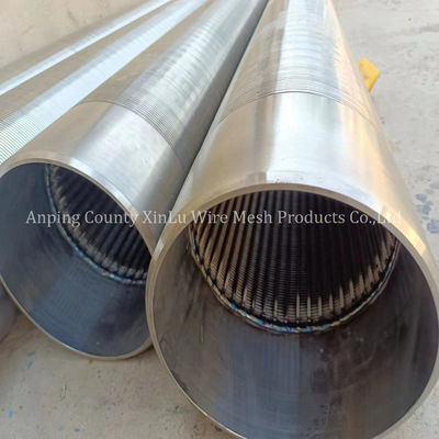 Vee Wire Edelstahl Sand Steuerung Schirm Rohr 1000psi Druck 0,080 kontinuierliche Schlitz