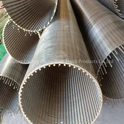 Vee Wire Edelstahl Sand Steuerung Schirm Rohr 1000psi Druck 0,080 kontinuierliche Schlitz