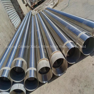 Vee Wire Edelstahl Sand Steuerung Schirm Rohr 1000psi Druck 0,080 kontinuierliche Schlitz
