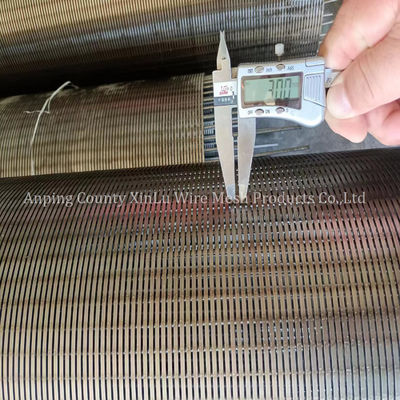 Vee Wire Edelstahl Sand Steuerung Schirm Rohr 1000psi Druck 0,080 kontinuierliche Schlitz