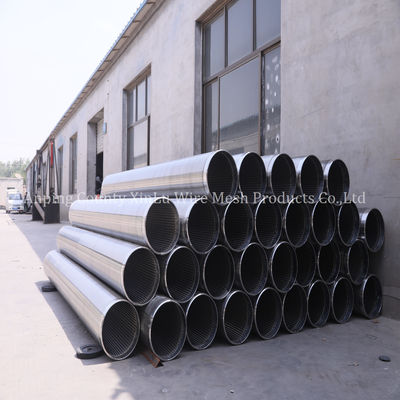 14" Wasserbrunnenschirm Rohr 3x5mm Q5.0mm Keildraht, 300 PSI Kollapsdruck