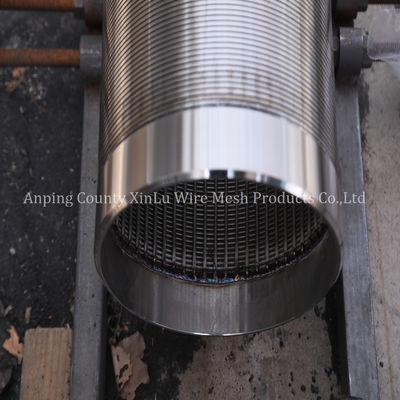 14" Wasserbrunnenschirm Rohr 3x5mm Q5.0mm Keildraht, 300 PSI Kollapsdruck