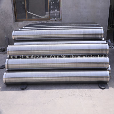 14" Wasserbrunnenschirm Rohr 3x5mm Q5.0mm Keildraht, 300 PSI Kollapsdruck