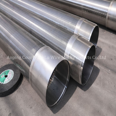 14" Wasserbrunnenschirm Rohr 3x5mm Q5.0mm Keildraht, 300 PSI Kollapsdruck
