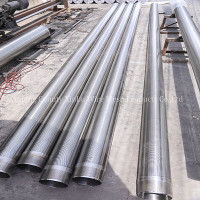 14" Wasserbrunnenschirm Rohr 3x5mm Q5.0mm Keildraht, 300 PSI Kollapsdruck
