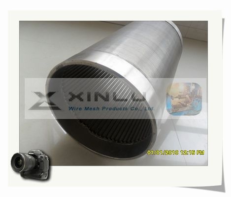 10-3/4“ versanden Sie Steuerung Johnson Screen Tube 6m kein magnetisches Edelstahl-Filterrohr