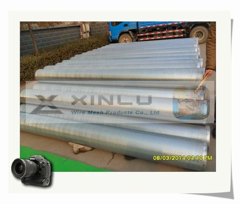 30 - 3000 Draht galvanisierte des Mikrometer-Filter-Keil-Draht-Filterrohr-V Kohlenstoffstahl-Rohr