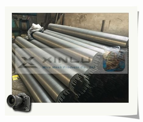 Trapezoider Draht eingewickeltes Wasser-Brunnenfilter-Rohr SS304 SS316L mit Faden-Gelenk