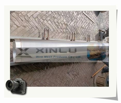 Trapezoider Draht eingewickeltes Wasser-Brunnenfilter-Rohr SS304 SS316L mit Faden-Gelenk