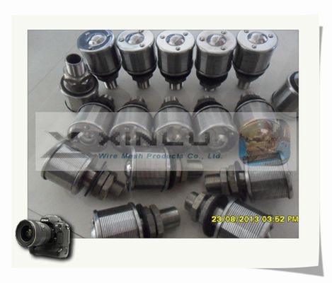 1,5 wickelte Ton Sand Water Filter Nozzles-Draht 0.2mm Schlitz 57mm DN ein