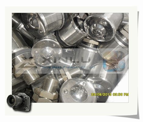 1,5 wickelte Ton Sand Water Filter Nozzles-Draht 0.2mm Schlitz 57mm DN ein