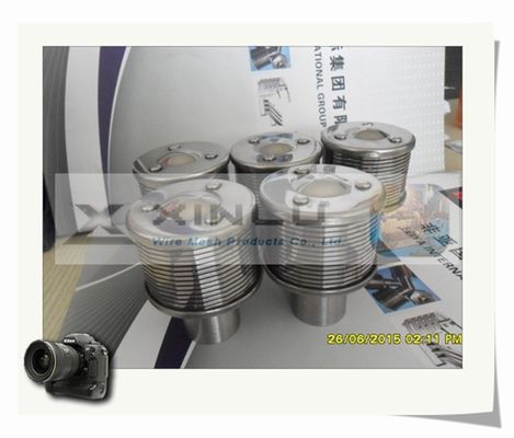 Frau der Keil-Draht-Schirm-Wasserbehandlungs-Filter-Düsen-148mm SS316L BSPT verlegte