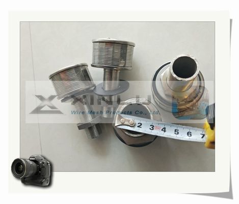 Edelstahl-Wasser-Filter versieht eingewickeltes M24 verlegte 1 Ton Flow Rate mit einer Düse