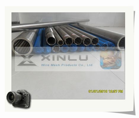 Draht-Filterrohr 0.05mm Schlitz-V keine Verstopfungslänge des keil-Siebfilter-6000mm