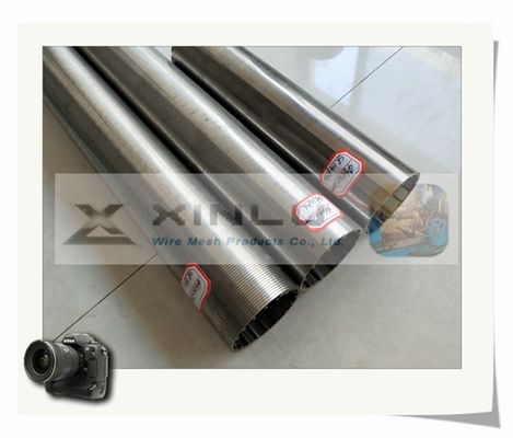 114mm Keil-Draht-Filterrohr schweißte Rohr-ganz Antikorrosion des Edelstahl-304
