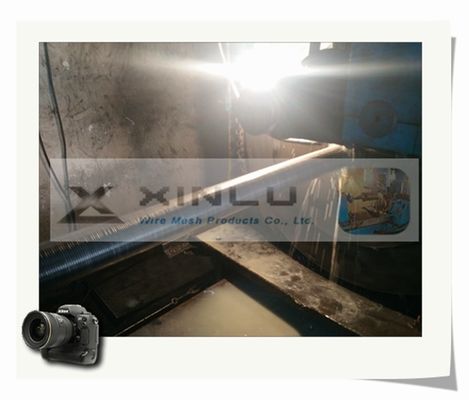 Filter-Wasser-Brunnenfilter-Rohr-Draht wickelte SS304L-V-Form Sieb-Rohr ein