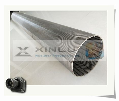 Durchmesser des Keil-Draht-Wasser-Brunnenfilter-Rohr-114mm nicht verstopft für die Entwässerung