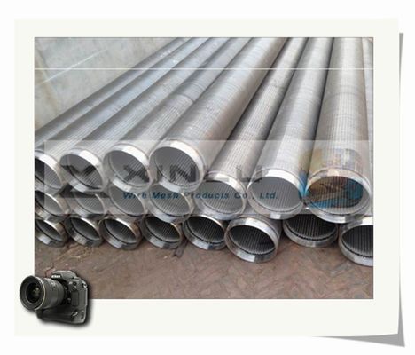 5.8m Längen-Draht eingewickeltes Filterrohr Johnson No Magnetic 8 Zoll-Edelstahl-Rohr