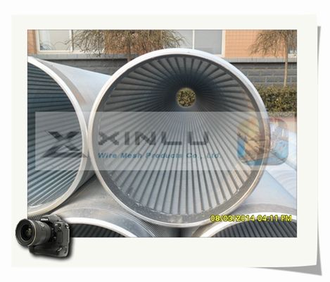 Bright Galvanized Wire Pipe No Sharp Deep Well Filter Low Carbon Steel Tube