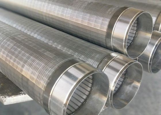 Draht-Filterrohr-Entwässerungssand-Steueredelstahl-Filtersieb 4 Zoll-V
