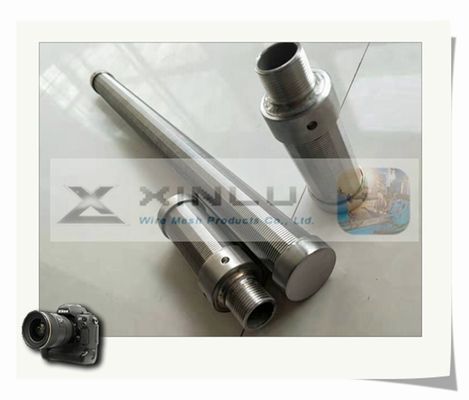 des 38mm Durchmesser-316L Schlitz G3/4&quot; Edelstahl-Draht-Schirm-0.15mm Mann verlegt